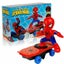 Spiderman Automatic Flip Rotation Skateboard Acousto-Optic Car Ultraman Elect... Carousel 3