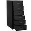 Gorilla Office - Mobile Metal 6 Drawer Cabinet -Graphite Black Carousel 2