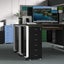 Gorilla Office - Mobile Metal 6 Drawer Cabinet -Graphite Black Carousel 3