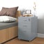 Gorilla Office - Mobile Metal 3 Drawer Cabinet - Grey Carousel 2