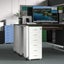 Gorilla Office - Mobile Metal 6 Drawer Cabinet - Traffic White Carousel 1