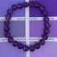 Stretch Bracelet with 8mm round gemstones "Mala" (Amethyst) Carousel 3