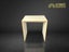 Plywood Study Desk made from white pitted melamine plywood. 780mm H Carousel 2