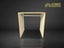 Plywood Study Desk made from white pitted melamine plywood. 780mm H Carousel 3