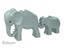 ®™DUPLO - Adult Elephant with movable head & Baby ~Vintage / Retired Items~ Carousel 1