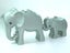 ®™DUPLO - Adult Elephant with movable head & Baby ~Vintage / Retired Items~ Carousel 2