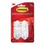 3M 10347 Command Hook 17081-2VP Designer Small Medium White, Pack of 4 Carousel 1