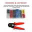 Hod Health & Home 1200Pcs Bootlace Ferrule Crimper Kit 0.25-10Mm2 Cord End Ratch Carousel 4