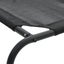 vidaXL Elevated Dog Bed Black L Textilene Carousel 5