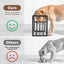 Pawz Adjustable Height Pet Feeder Elevated Dual Raised Water Food Bowl Large Carousel 3