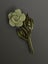 STERLING SILVER WHITE ROSE Vintage BROOCH Carousel 7