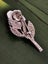STERLING SILVER WHITE ROSE Vintage BROOCH Carousel 9