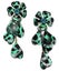 Kate Spade translucent green petal earrings - brand new Carousel 7