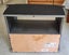 TV cabinet with shelf, glass door and glass top Carousel 3