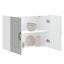Kitchen Wall Cabinet Kalmar White Engineered Wood Nptpni Carousel 1