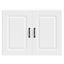 Kitchen Wall Cabinet Kalmar White Engineered Wood Nptpni Carousel 4