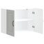 Kitchen Wall Cabinet Kalmar White Engineered Wood Nptpni Carousel 5