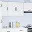 Kitchen Wall Cabinet Kalmar White Engineered Wood Nptpni Carousel 10