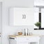 Kitchen Wall Cabinet Kalmar White Engineered Wood Nptpni Carousel 11
