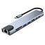 8 in 1 Type c 3.1 to 4k Hdmi Hub Adapter with Sd Tf Rj45 Card Reader Pd Fast ... Carousel 1