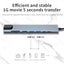 8 in 1 Type c 3.1 to 4k Hdmi Hub Adapter with Sd Tf Rj45 Card Reader Pd Fast ... Carousel 6