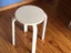BEUTY OF ART DECA WHITE PAINTED SMALL TABLE Carousel 3