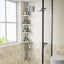 Floor to Ceiling Shower Caddy Corner Tension Pole Carousel 1
