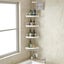 Floor to Ceiling Shower Caddy Corner Tension Pole Carousel 2