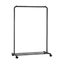 Single Rail Garment Rack - Black Carousel 1