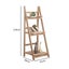 3-Step Foldable Wooden Plant stand Display Shelf (Natural Wood) Carousel 9