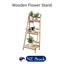3-Step Foldable Wooden Plant stand Display Shelf (Natural Wood) Carousel 1