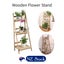 3-Step Foldable Wooden Plant stand Display Shelf (Natural Wood) Carousel 6