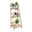 3-Step Foldable Wooden Plant stand Display Shelf (Natural Wood) Carousel 10
