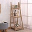 3-Step Foldable Wooden Plant stand Display Shelf (Natural Wood) Carousel 11