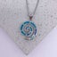 925 Sterling Silver Koru Necklace "Amiria" (Blue) Carousel 4
