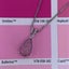925 Sterling Silver Opal Teardrop Necklace "Laredo" (Coloured) Carousel 2