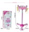 Dual Microphone Music Toy with Lights & Amplifier Stand for Boys & Girls - Pink Carousel 6