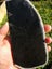 Pounamu greenstone carving slab dark patterend and translucent Carousel 8