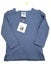 Mobi Minors Faded Blue Rib Henley L/Sleeve Top 3-6Months #24 (B10 Shelf) Carousel 1