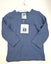 Mobi Minors Faded Blue Rib Henley L/Sleeve Top 3-6Months #25 (B10 Shelf) Carousel 1