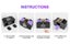 Automatic Card Shuffler,4 Decks,Battery Operated Electric UNO Poker Shuffler,Pla Carousel 2