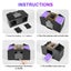 Automatic Card Shuffler,4 Decks,Battery Operated Electric UNO Poker Shuffler,Pla Carousel 8