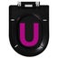 Soft-close Toilet Seat with Quick-release Design Black Oapbxx Carousel 8
