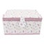 fabric sewing basket Fabric Sewing Basket Large Capacity Magnetic Button Closure Carousel 5