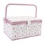 fabric sewing basket Fabric Sewing Basket Large Capacity Magnetic Button Closure Carousel 8