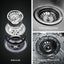 Kitchen Sink 43Cm Round Stainless Steel Basin Single Bowl Silver Carousel 5