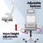Ergonomic Office Chair Computer Desk Chairs Headrest Adjustable Grey Carousel 4