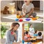 sensory stone toy silicone worry stone stress relief sensory stone 6pcs Sensory Carousel 6