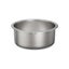 Kitchen Sink 43Cm Round Stainless Steel Basin Single Bowl Silver Carousel 3