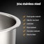 Kitchen Sink 43Cm Round Stainless Steel Basin Single Bowl Silver Carousel 4